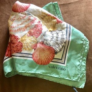 Valentino 100% silk scarf